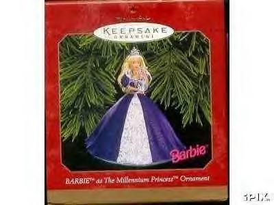 Millennium Princess Barbie Hallmark 1999 Ornament~Mint