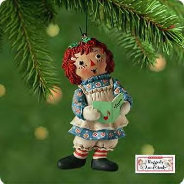 Raggedy Ann Hallmark 2001 ornament