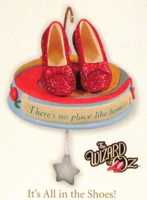 Hallmark 2011 IT'S ALL IN THE SHOES! Wizard of Oz LIMITED ED Christmas Ornament