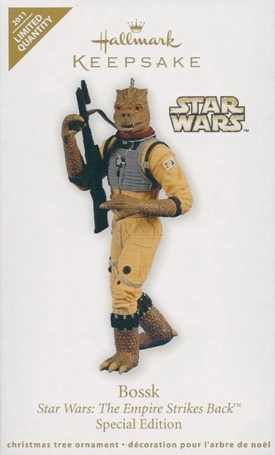 Hallmark 2011 BOSSK Star Wars: Empire Strikes Back Christmas Ornament-LIMITED EDITION
