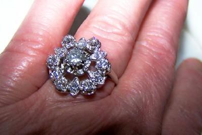 Diamond Filigree Dinner/Cocktail Ring