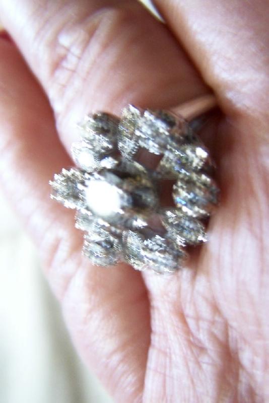 Diamond Filigree Dinner/Cocktail Ring