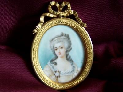 Miniature Painting of Great Lady