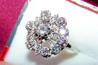 Diamond Filigree Dinner/Cocktail Ring