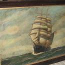 Antonio Jacobsen Original Signed Oil on Board