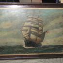 Antonio Jacobsen Original Signed Oil on Board