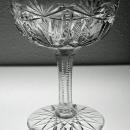 American Brilliant Period Cut Glass Crystal Saucer Style Champagne