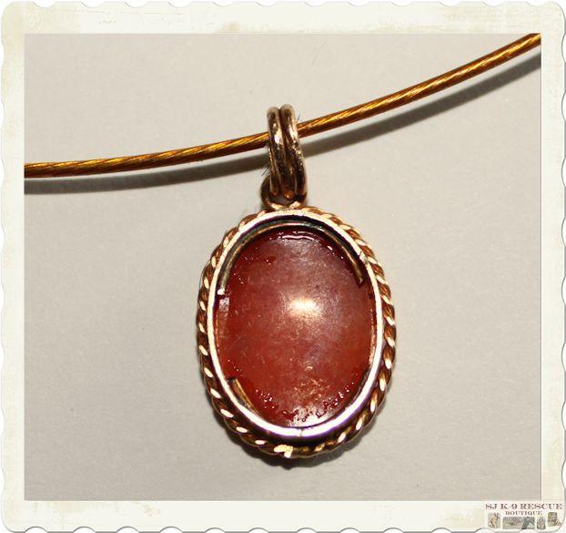 RARE VICTORIAN MINATURE SHELL CAMEO in 14K YELLOW GOLD