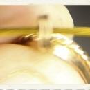 RARE VICTORIAN MINATURE SHELL CAMEO in 14K YELLOW GOLD
