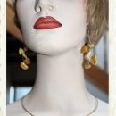 RARE VICTORIAN MINATURE SHELL CAMEO in 14K YELLOW GOLD