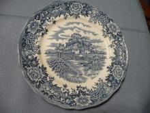 Olde Staffordshire Enghish Village Dinner Plate