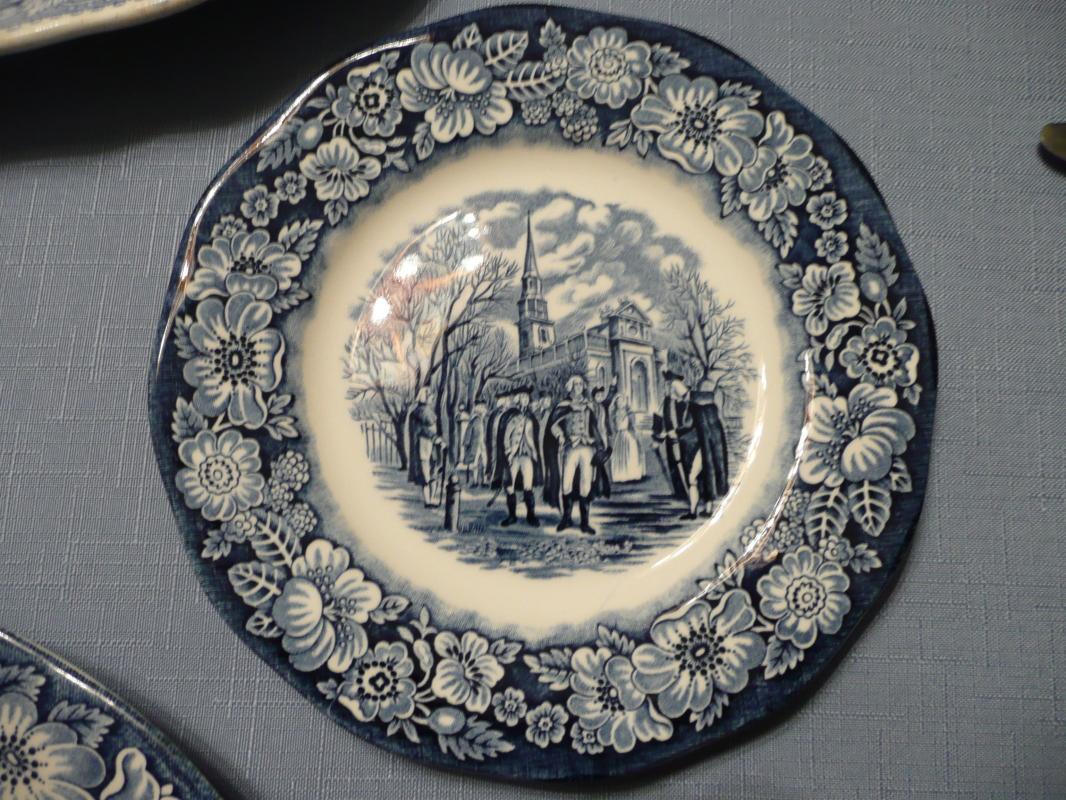 Liberty Blue Staffordshire China Set