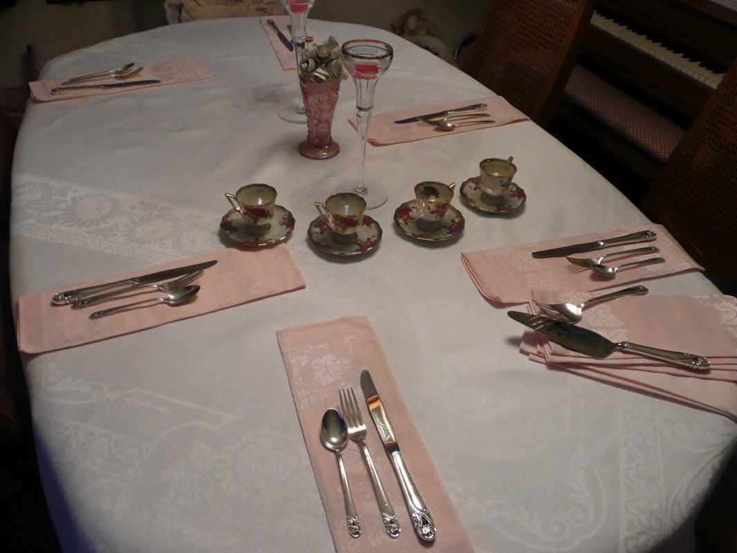 Light Pink Linen Napkins