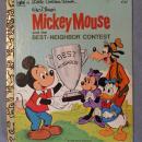 Mickey Mouse and the Best Neighbor Contest Little Golden Books