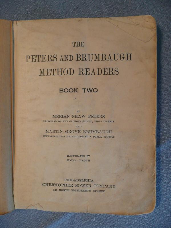 The Peters and Brumbaugh Methods Readers--1913