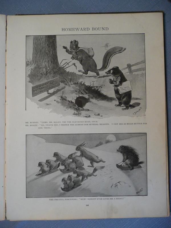Boys' and Girls' Bookshelf Set of Three Volumes--1912