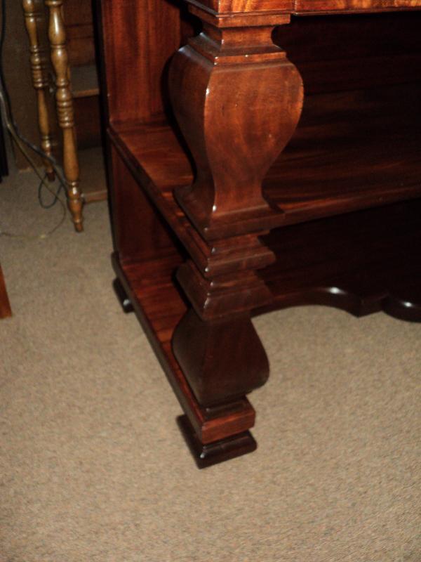Antique Mahogany 19th Century Victorian Buffet Server
