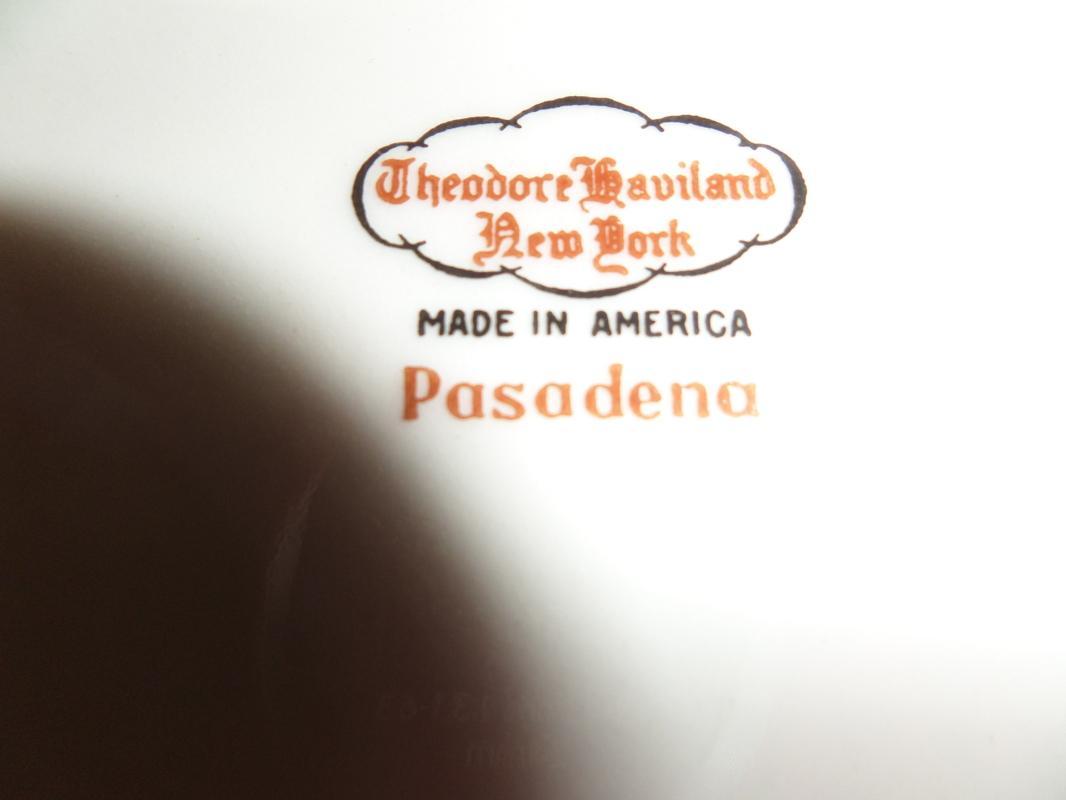 Theodore Haviland New York-Pasadena platter
