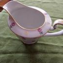 Noritake creamer and sugar in Roaslie pattern