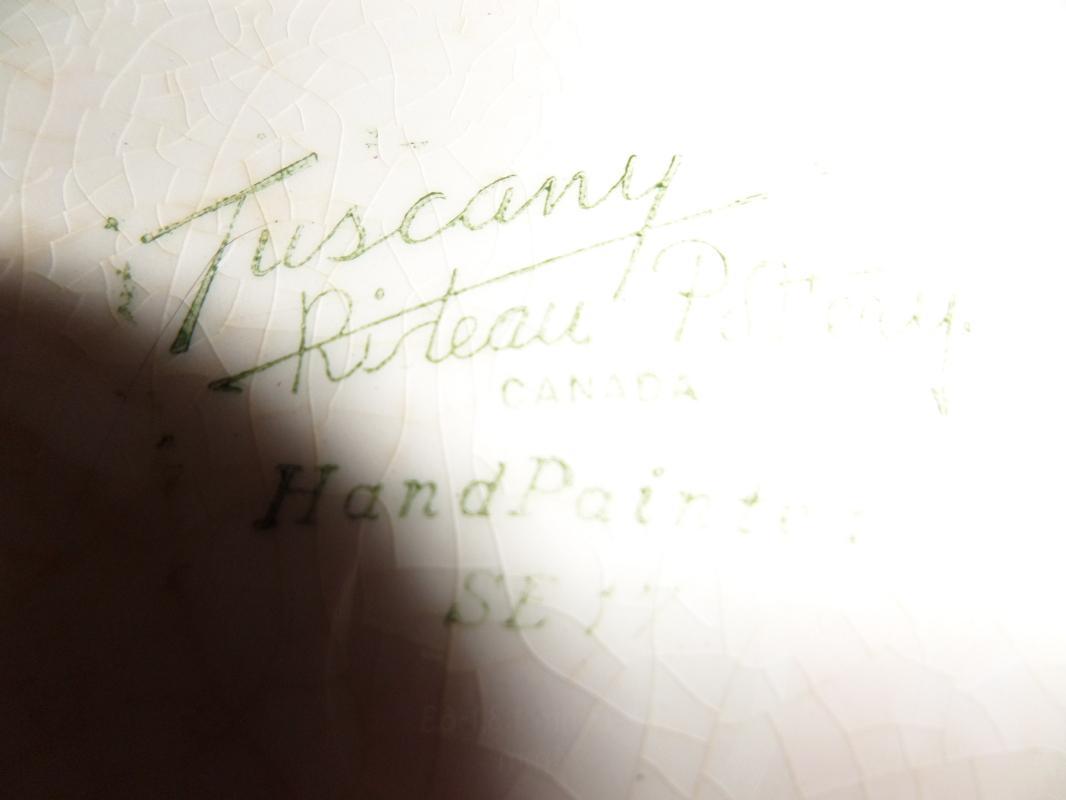 Rieau Pottery Tuscany