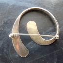 Sterling silver brooch
