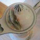NIPPON CHOCOLATE POT WITH LAKE SCENE-HANDPAINTED MARKED MADE IN NIPPON
