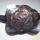 Fenton double handle footed dish