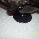 Fenton double handle footed dish