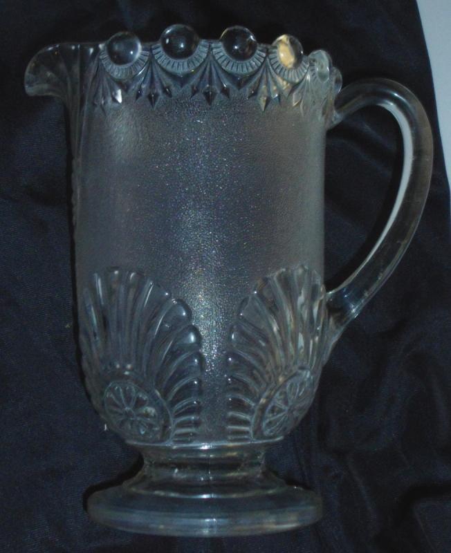Late 19th Centurey Pressed Glass Pitcher