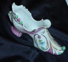 Miniture Porcelain Slipper, German