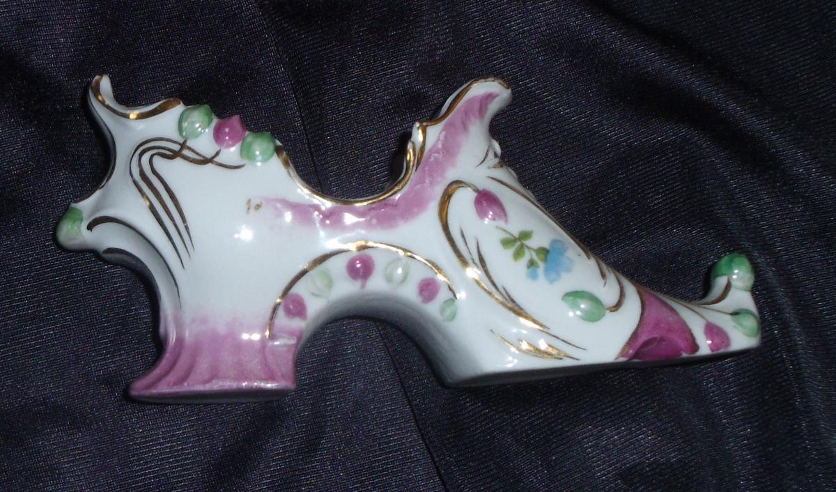 Miniture Porcelain Slipper, German