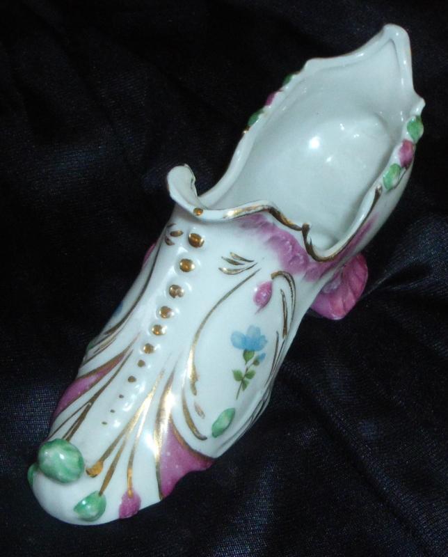 Miniture Porcelain Slipper, German
