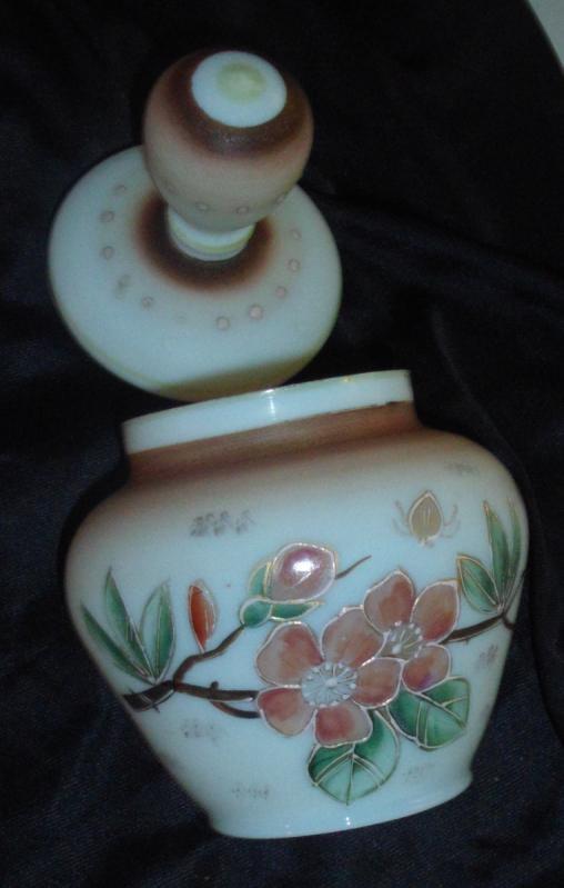 Bristol Glass Jar w/ Cover