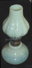 Miniature Custard-Glass Oil Lamp
