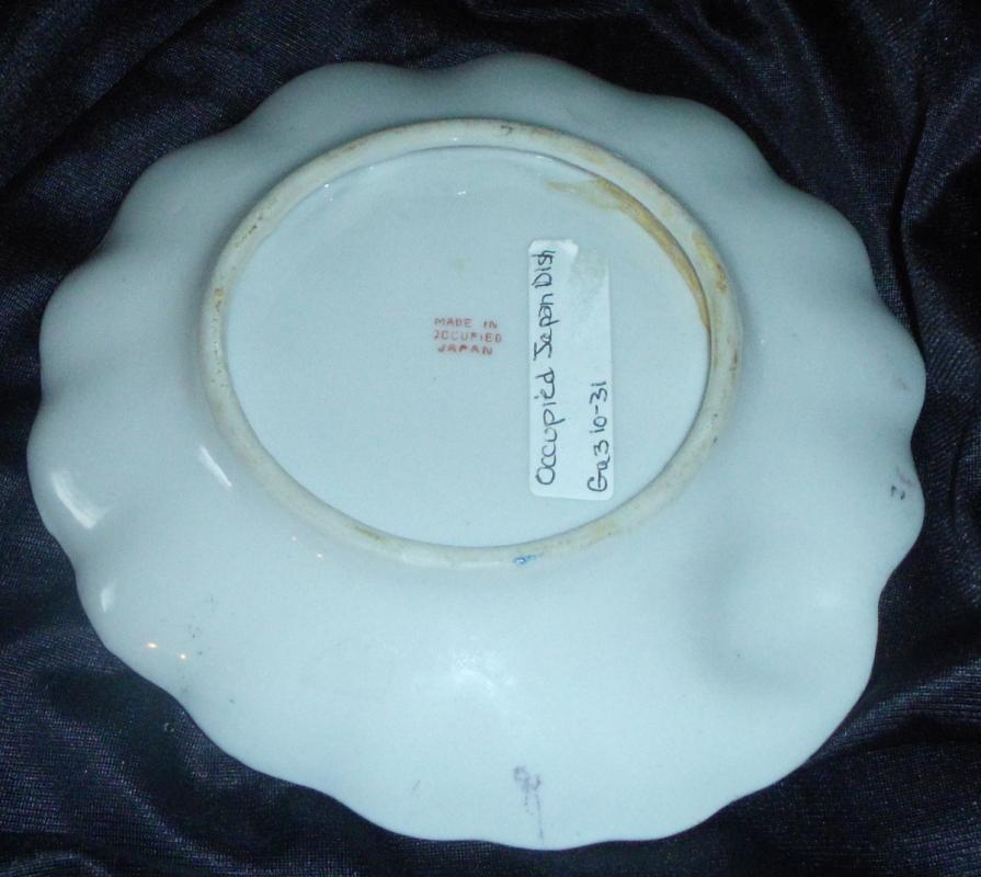 CERAMIC SERVING DISH FROM OCCUPIED JAPAN