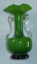 Hand-Blown & Cased Glass Vase
