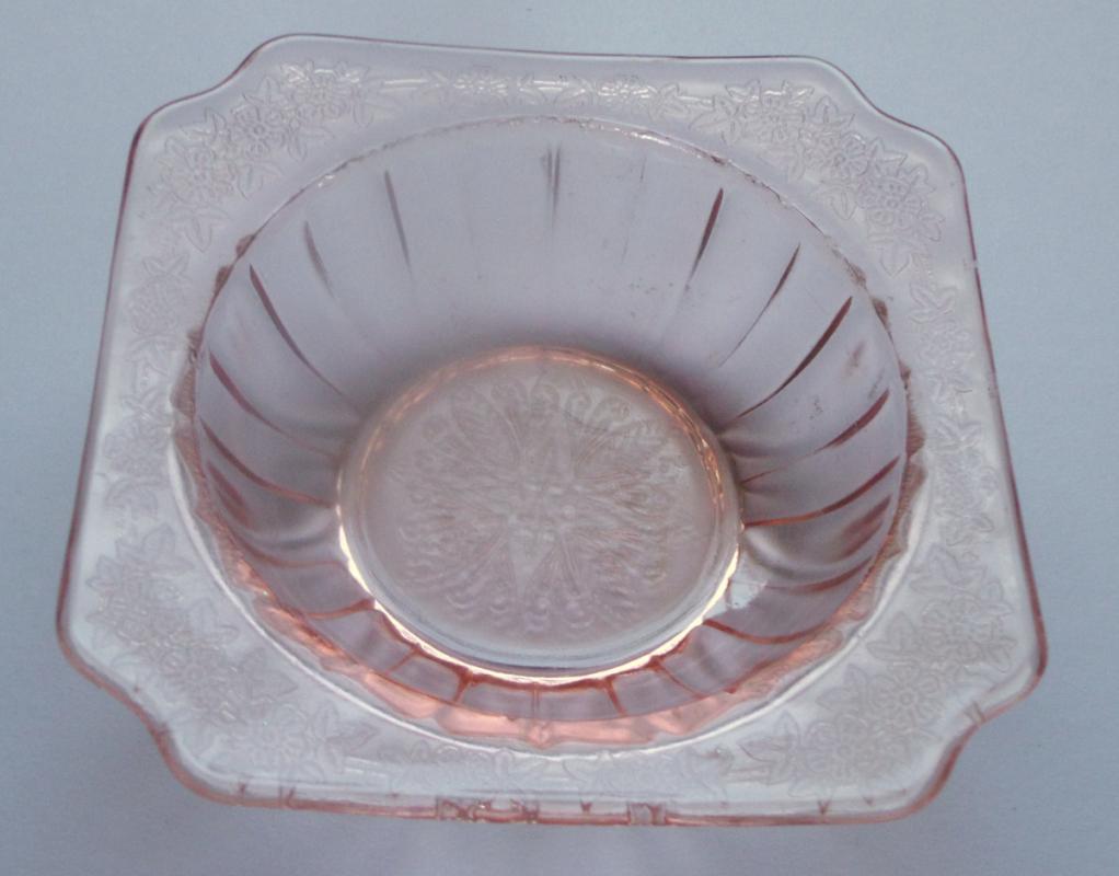 Adam Dessert Bowl - Pink Depression Glass