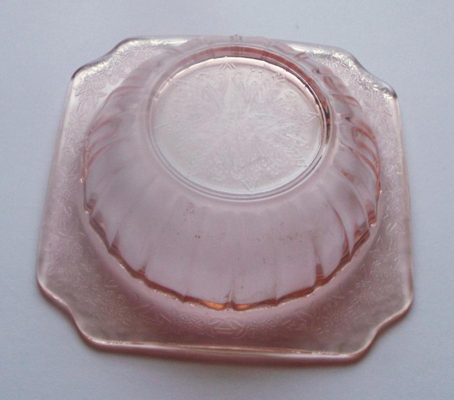 Adam Dessert Bowl - Pink Depression Glass