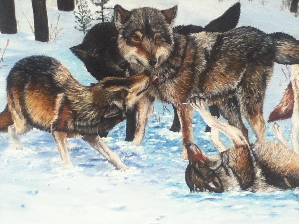 wolf paint