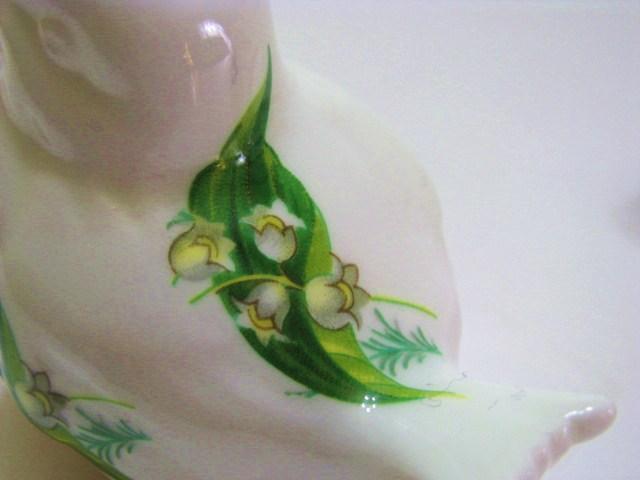 Hammersley England Lily Of The Valley Bird Salt & Pepper Shakers