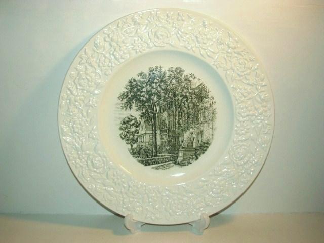 Wedgwood England Russell Sage College Troy N.Y. Gurley Hall Plate