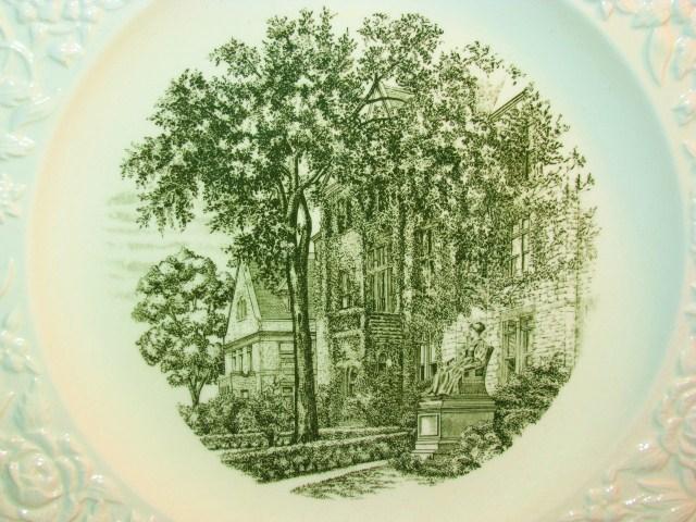 Wedgwood England Russell Sage College Troy N.Y. Gurley Hall Plate
