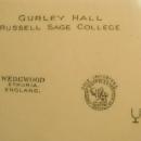Wedgwood England Russell Sage College Troy N.Y. Gurley Hall Plate