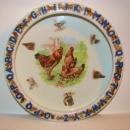 ABC Germany Alphabet Rooster & Hens Childs Bowl