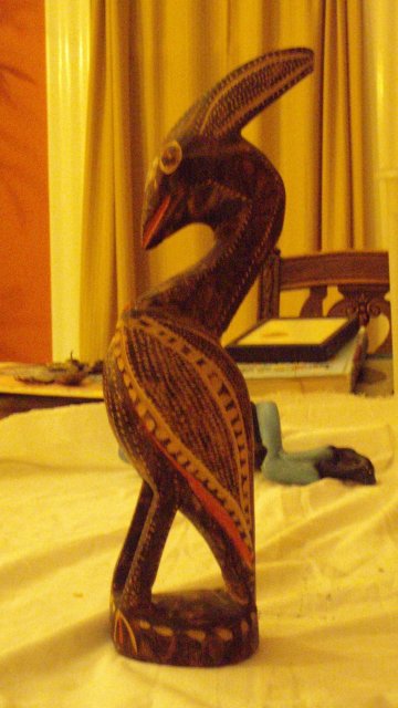 carved native bird