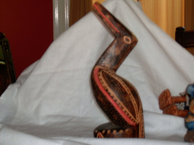 carved native bird