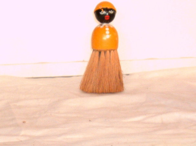 hotel maid on brush