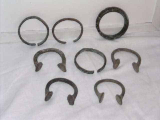 english slave bracelets set of 8