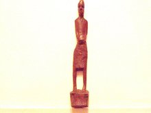 carved wooden native