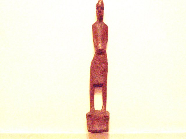 carved wooden native